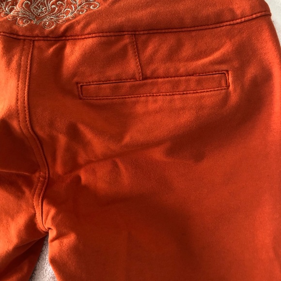 U-Turn Jeans. In dull orange euro size 46 fits US 10. Skinny legs low rise - Picture 4 of 5